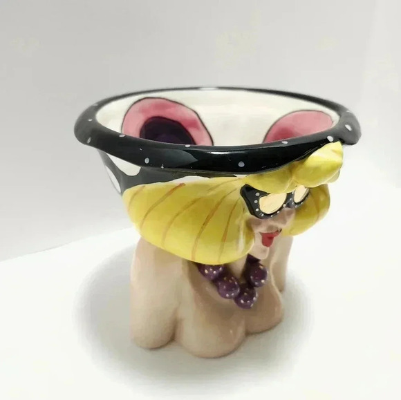 Swak Lynda Corneille Character Aunt Gertie Bowl - Picture 3 of 8